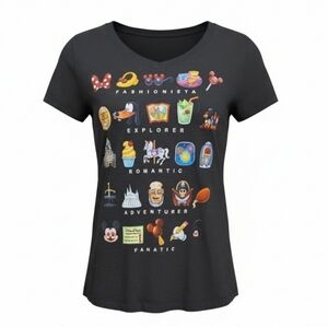 Disney Black Graphic Women's Tee